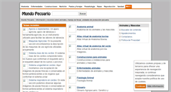 Desktop Screenshot of mundo-pecuario.com