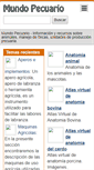 Mobile Screenshot of mundo-pecuario.com