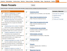 Tablet Screenshot of mundo-pecuario.com